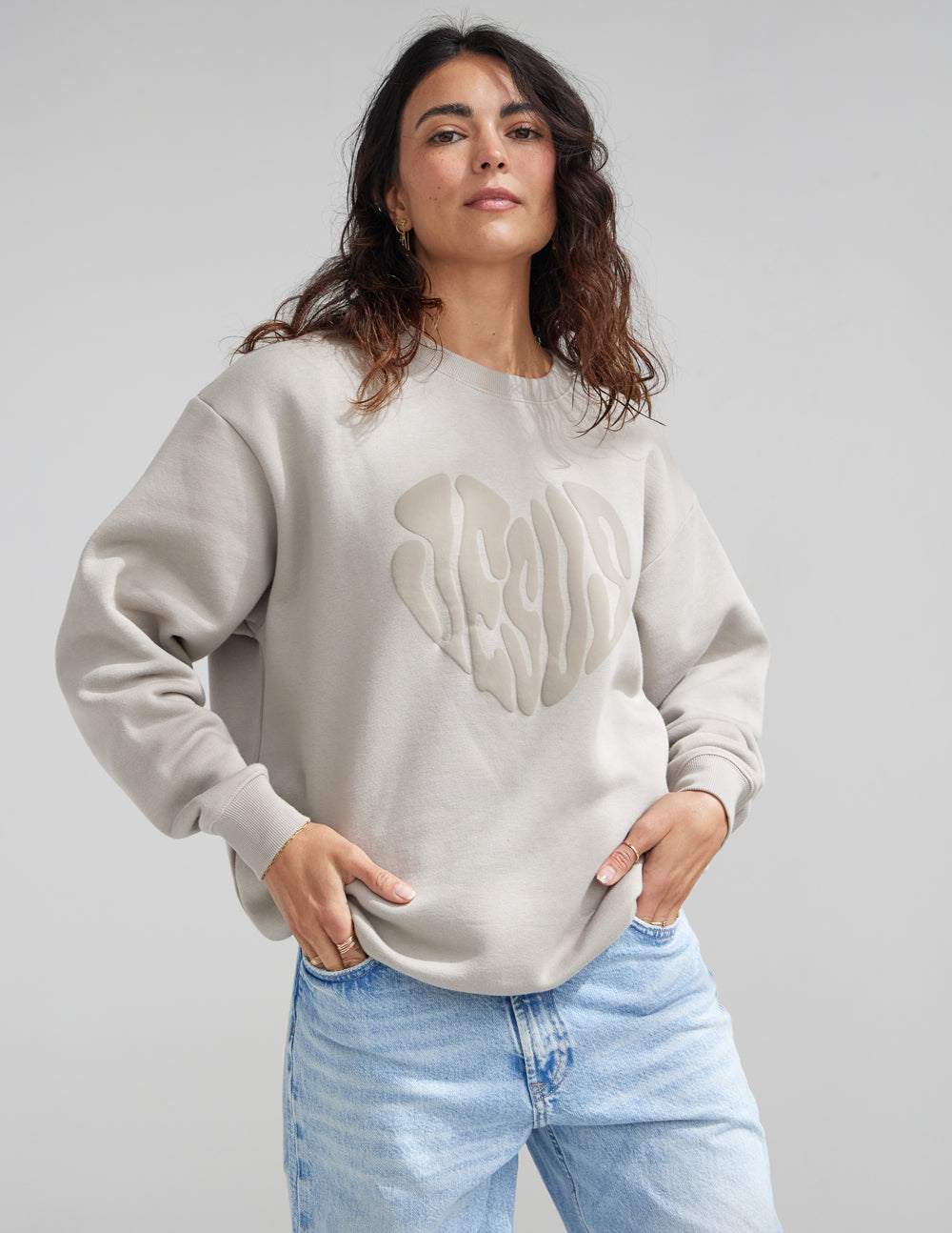 Heart Jesus Unisex Crewneck