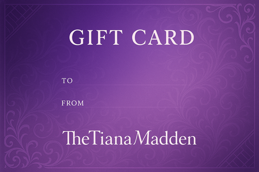 Change color of the card to purple and add TheTianaMadden to the bottom of the card